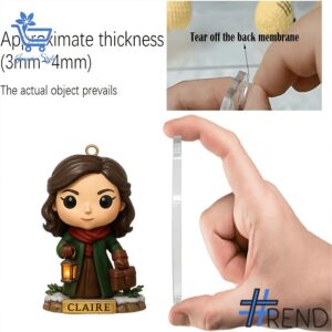 Holiday 3 Outlander Christmas Advent Calendar 2025 with premium acrylic ornaments.