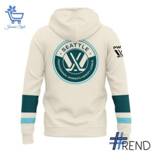 3 PWHL Seattle Torrent 2025 Hoodie apparel showcasing premium design and modern streetwear style.