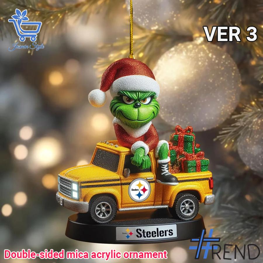Unique 1 Pittsburgh Steelers Christmas Ornament 3 with creative flair and lasting comfort.