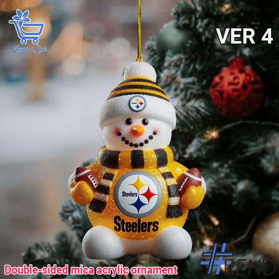 Unique 1 Pittsburgh Steelers Christmas Ornament 4 with creative flair and lasting comfort.