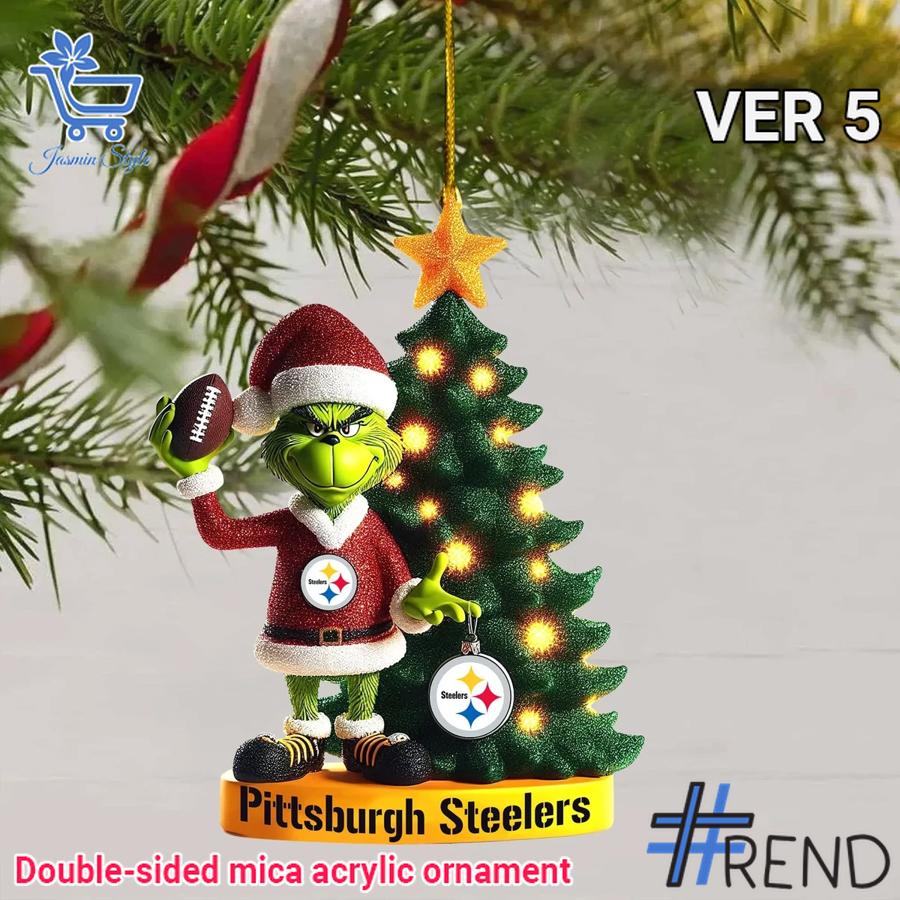 Unique 1 Pittsburgh Steelers Christmas Ornament 5 with creative flair and lasting comfort.
