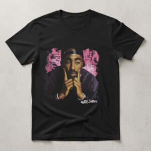Sleek Poetic Justice Tupac Shakur Shirt with bold design accents and flawless fit.