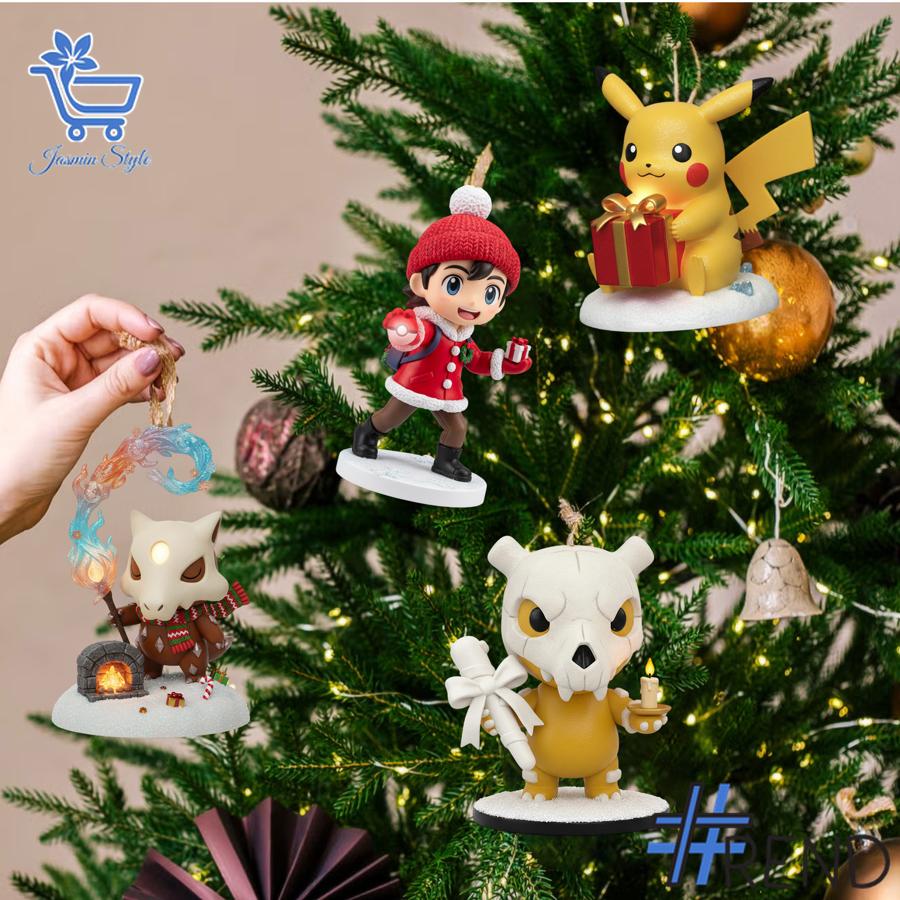 Festive 2 Pokemon hristmas Advent Calendar 2025 featuring a calendar box and 24 acrylic Christmas ornaments.