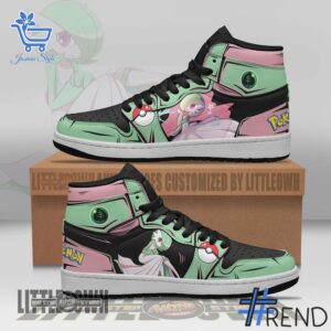Sleek 1 Pokemon Gardevoir Air Jordan 1 with bold design accents and flawless fit.