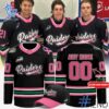 Unique 1 Prince Albert Raiders 2025 Cancer Awareness Hockey Jerseys with creative flair and lasting comfort.