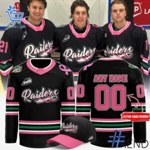 Unique 1 Prince Albert Raiders 2025 Cancer Awareness Hockey Jerseys with creative flair and lasting comfort.
