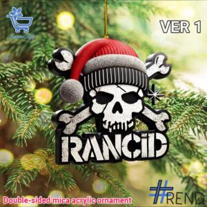 Unique 1 Rancid Band Christmas Ornament 1 with creative flair and lasting comfort.