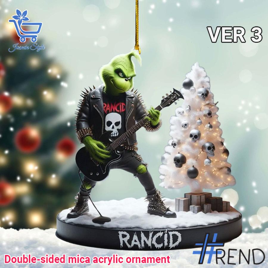 Unique 1 Rancid Band Christmas Ornament 3 with creative flair and lasting comfort.