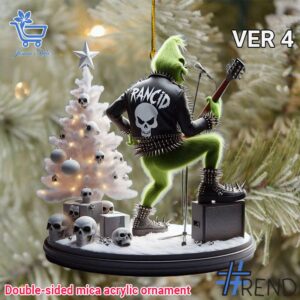 Unique 1 Rancid Band Christmas Ornament 4 with creative flair and lasting comfort.