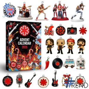 1 Red Hot Chili Peppers Advent Calendar 2025 featuring a creative design and premium craftsmanship.