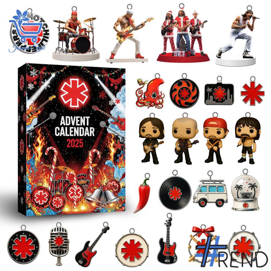 1 Red Hot Chili Peppers Advent Calendar 2025 featuring a creative design and premium craftsmanship.