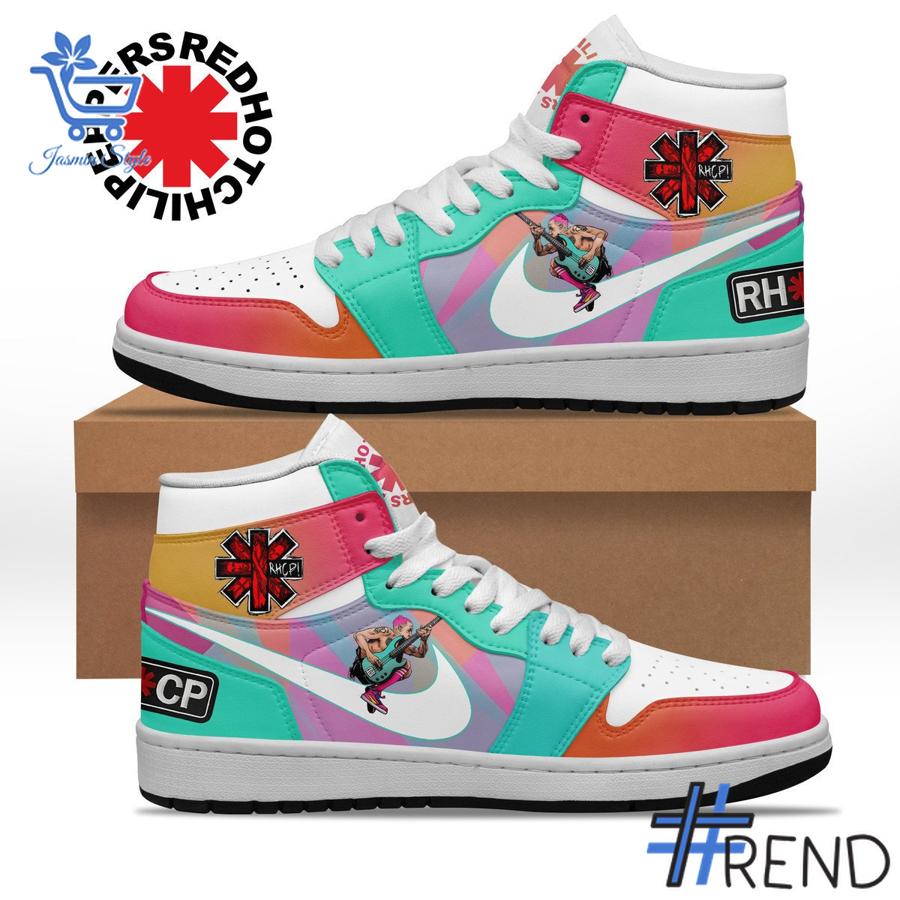 Sleek 1 Red Hot Chili Peppers Air Jordan 1 with bold design accents and flawless fit.