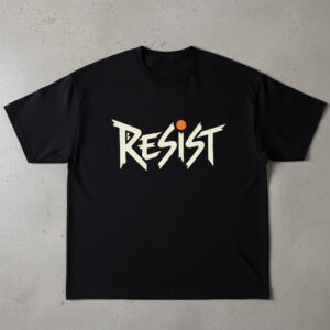Eye-catching Resist Trump T shirt designed to upgrade your everyday outfit.