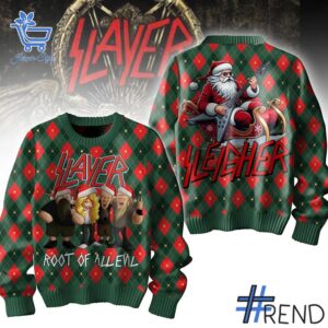 Sleek 1 Root Of All Evil Slayer Sweater with bold design accents and flawless fit.