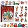 Holiday 1 Rudolph Red Nosed Reindeer Advent Calendar 2025 with premium acrylic ornaments.