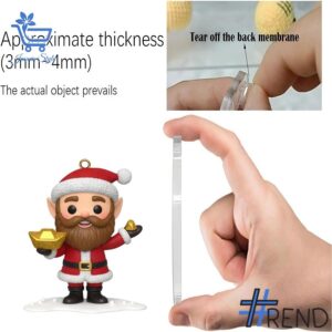 Holiday 3 Rudolph Red Nosed Reindeer Advent Calendar 2025 with premium acrylic ornaments.