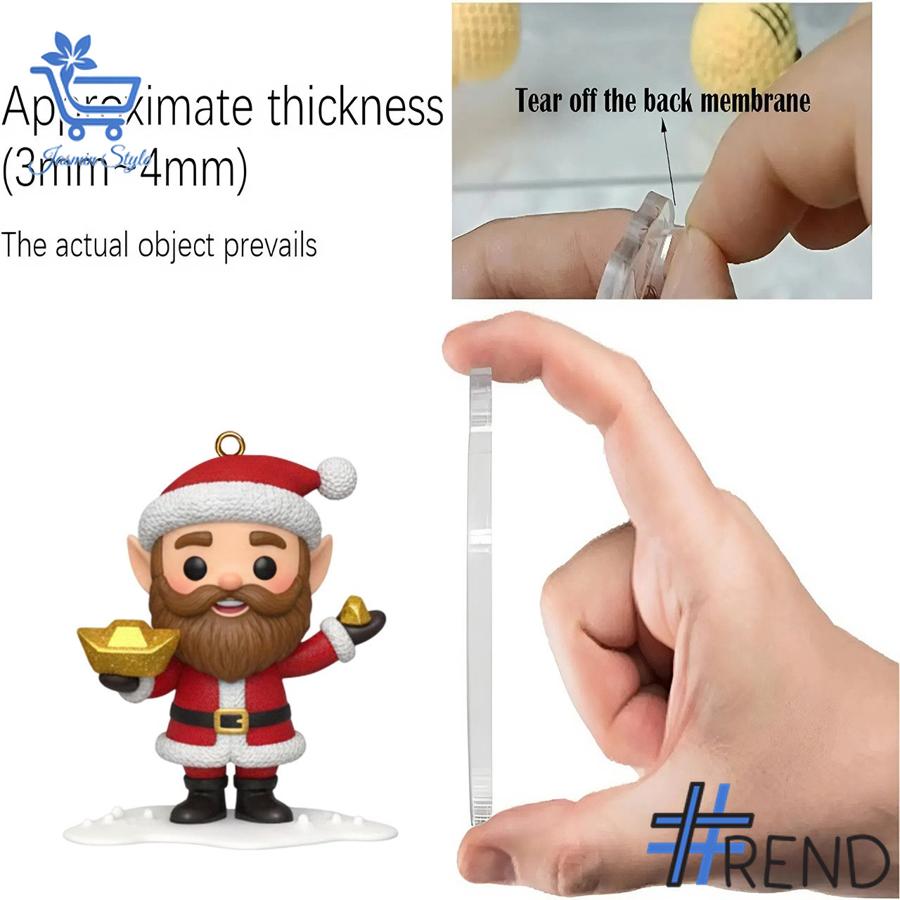 Holiday 3 Rudolph Red Nosed Reindeer Advent Calendar 2025 with premium acrylic ornaments.