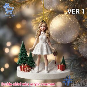 Unique 1 Sabrina Carpenter Christmas Ornament 1 with creative flair and lasting comfort.