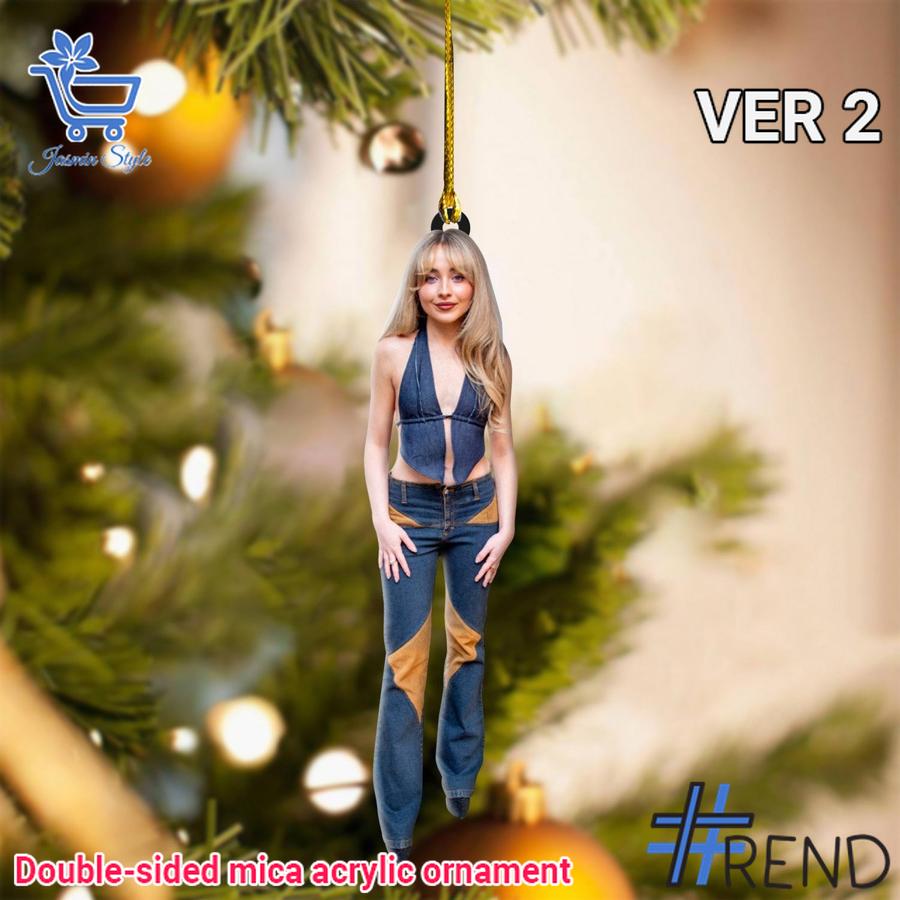 Unique 1 Sabrina Carpenter Christmas Ornament 2 with creative flair and lasting comfort.