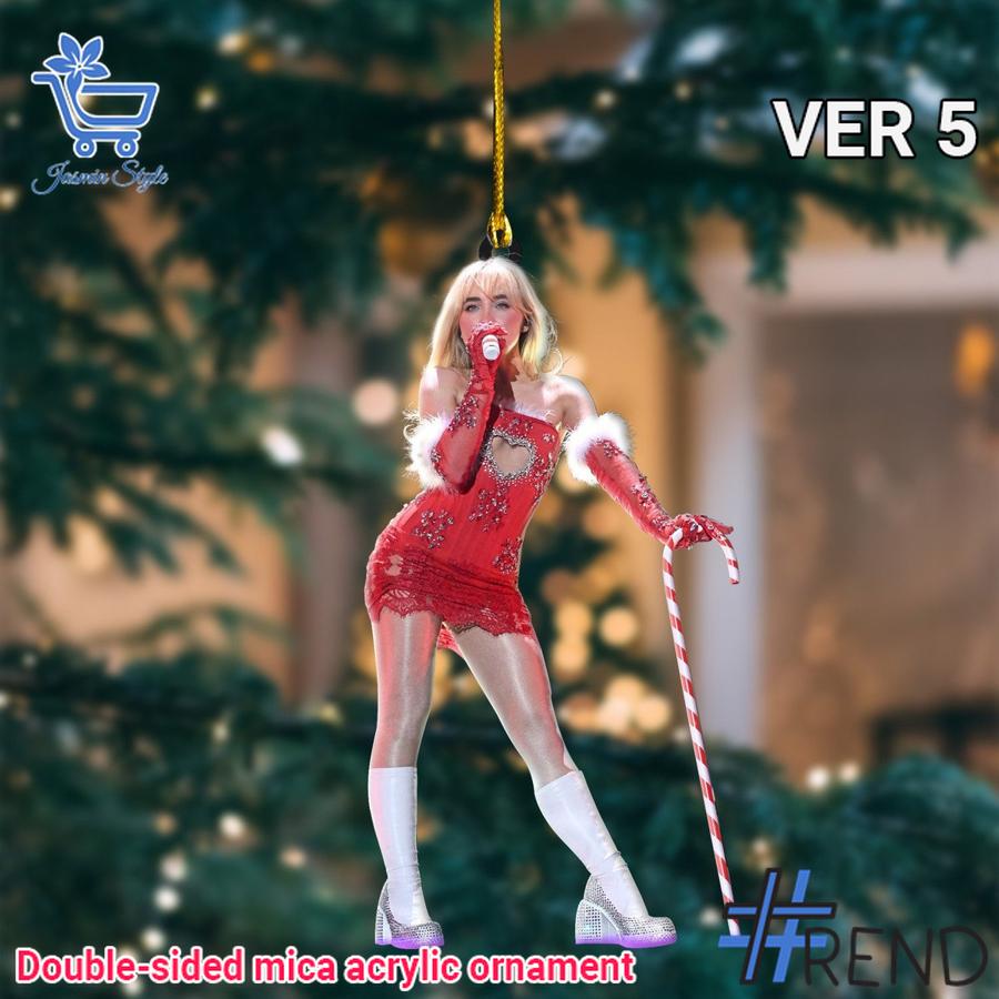 Unique 1 Sabrina Carpenter Christmas Ornament 5 with creative flair and lasting comfort.