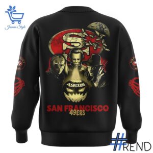 Unique 3 San Francisco 49ers Halloween Night 2025 sweatshirt with creative flair and lasting comfort.