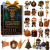 Festive 1 San Francisco Giants Christmas Advent Calendar 2025 featuring a calendar box and 24 acrylic Christmas ornaments.