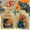 Sleek 1 Saskatchewan Roughriders Special Godzilla Hoodie with bold design accents and flawless fit.