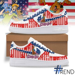 Unique 1 Scooby Doo US Flag Nike Air Force 1 with creative flair and lasting comfort.