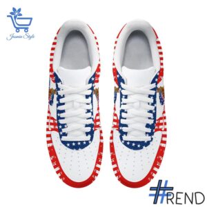 Unique 2 Scooby Doo US Flag Nike Air Force 1 with creative flair and lasting comfort.