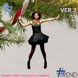 Unique 1 Selena Gomez Christmas Ornament 3 with creative flair and lasting comfort.