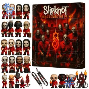 Holiday 1 Slipknot Advent Calendar 2025 with premium acrylic ornaments.