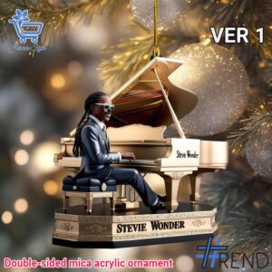Unique 1 Stevie Wonder Christmas Ornament 1 with creative flair and lasting comfort.