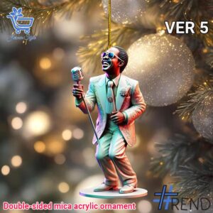Unique 1 Stevie Wonder Christmas Ornament 5 with creative flair and lasting comfort.