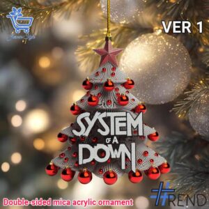 Unique 1 System of a Down Christmas Ornament 1 with creative flair and lasting comfort.