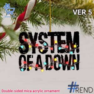 Unique 1 System of a Down Christmas Ornament 5 with creative flair and lasting comfort.