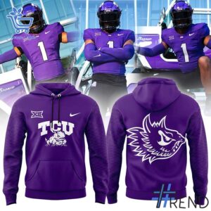 Sleek 2 TCU The Best Uniform Combo Purple Shirt with bold design accents and flawless fit.
