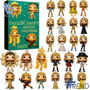 Holiday 1 Taylor Swift The Life of a Showgirl Advent Calendar 2025 with premium acrylic ornaments.