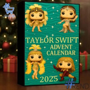 Holiday 2 Taylor Swift The Life of a Showgirl Advent Calendar 2025 with premium acrylic ornaments.