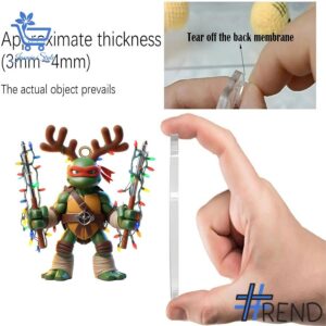 Holiday 3 Teenage Mutant Ninja Turtles Advent Calendar 2025 with premium acrylic ornaments.