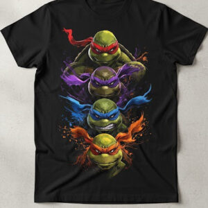 Sleek Teenage Mutant Ninja Turtles Shirt with bold design accents and flawless fit.