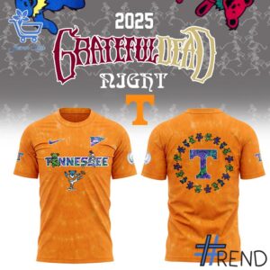 Sleek 1 Tennessee Volunteers Grateful Dead 60th Anniversary Shirt with bold design accents and flawless fit.