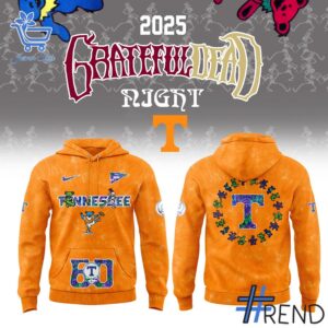 Sleek 2 Tennessee Volunteers Grateful Dead 60th Anniversary Shirt with bold design accents and flawless fit.
