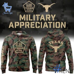 Unique 2 Texas Longhorns Military Appreciation Camo Shirt with creative flair and lasting comfort.