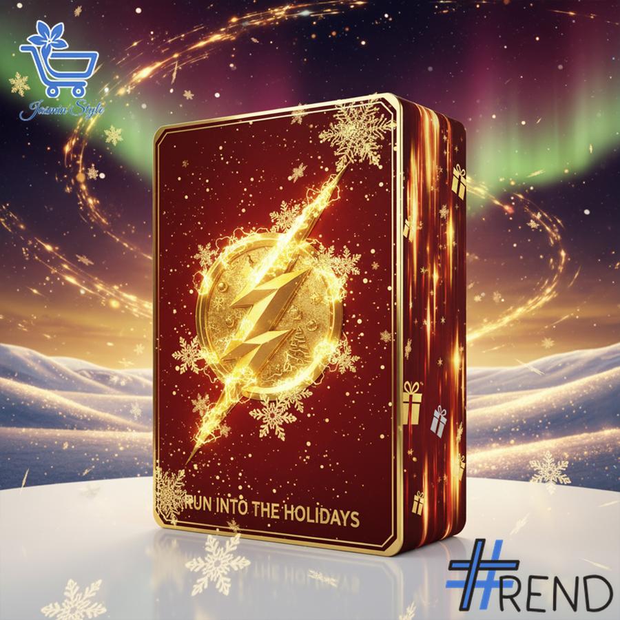 Festive 2 The Flash Advent Calendar 2025 featuring a calendar box and 24 acrylic Christmas ornaments.