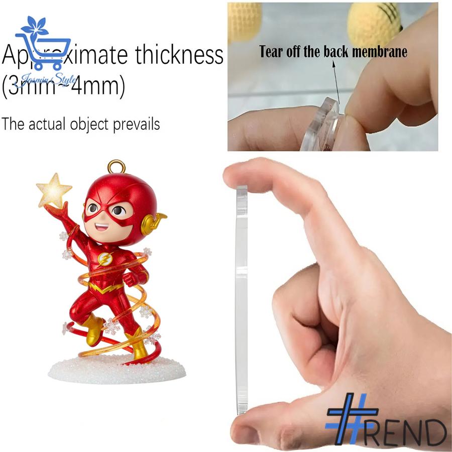 Festive 3 The Flash Advent Calendar 2025 featuring a calendar box and 24 acrylic Christmas ornaments.