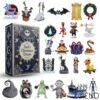 Festive 1 The Nightmare Before Christmas Advent Calendar 2025 featuring a calendar box and 24 acrylic Christmas ornaments.