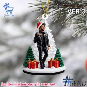 Unique 1 The Weeknd Christmas Ornament 3 with creative flair and lasting comfort.