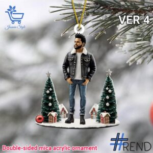 Unique 1 The Weeknd Christmas Ornament 4 with creative flair and lasting comfort.