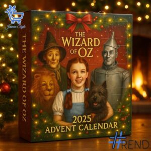 Holiday 2 The Wizard of OZ Advent Calendar 2025 with premium acrylic ornaments.
