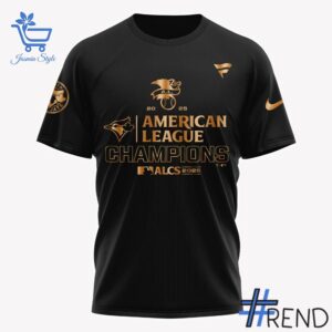 2 Toronto Blue Jays AL CHAMPIONS 2025 Shirt featuring a creative design and premium craftsmanship.